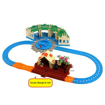

Universal Trains Tracks for Magnetic connector Trains Compatible with Brio Brand Tracks Railway Locomotives Toys for Children