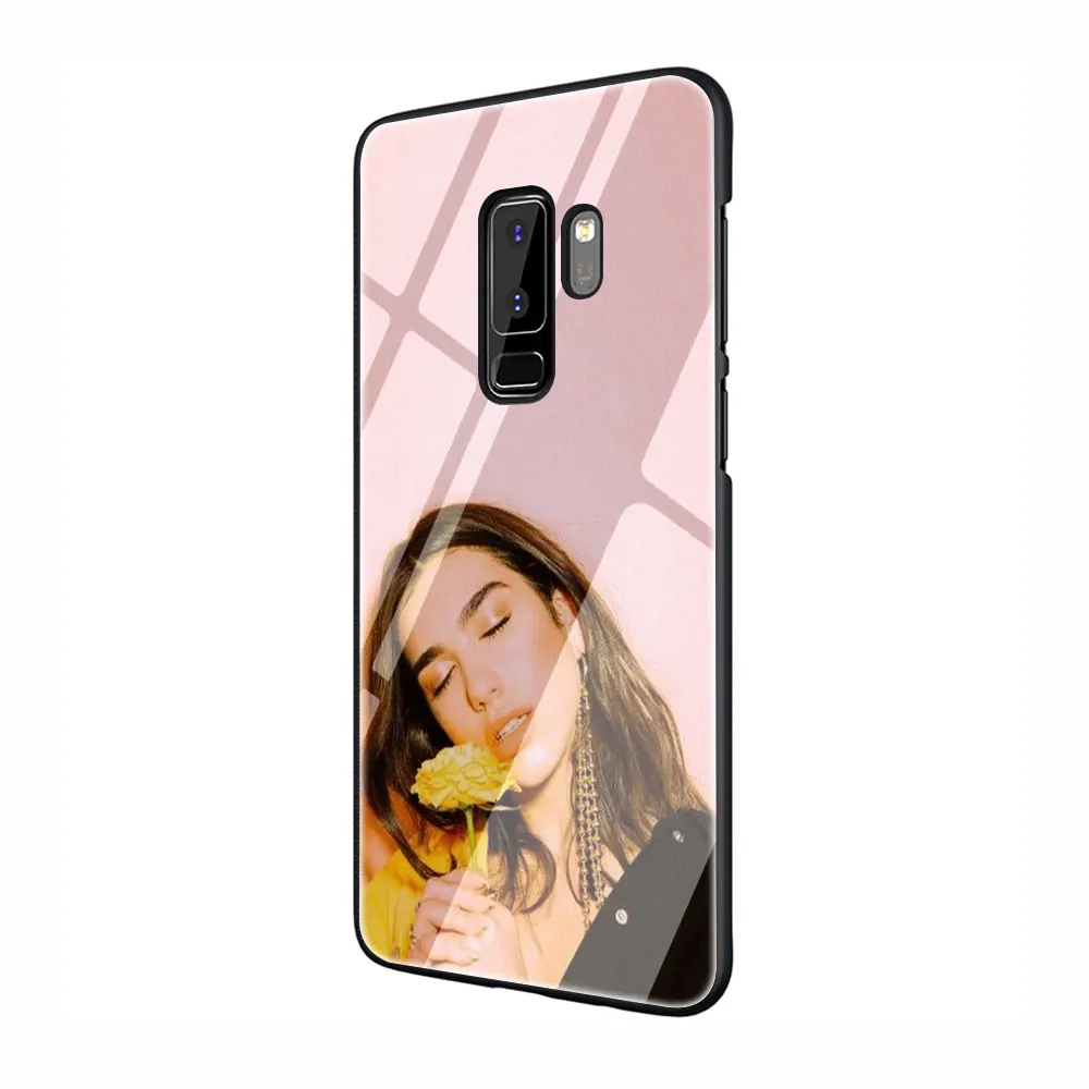 Дуа липа DuaLipa закаленное Стекло TPU черный чехол для Galaxy S7 Edge S8 S9 S10 Plus, Note 8, 9, 10, A10 20 30 40 50 60 70 - Цвет: G5