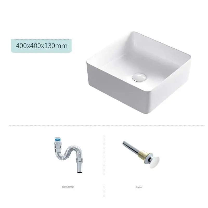 Version S Черная миска Lavabo Sobre Encimera Lavandino Waschtisch wastatel Lavatorio умывальник для ванной комнаты - Цвет: Version S