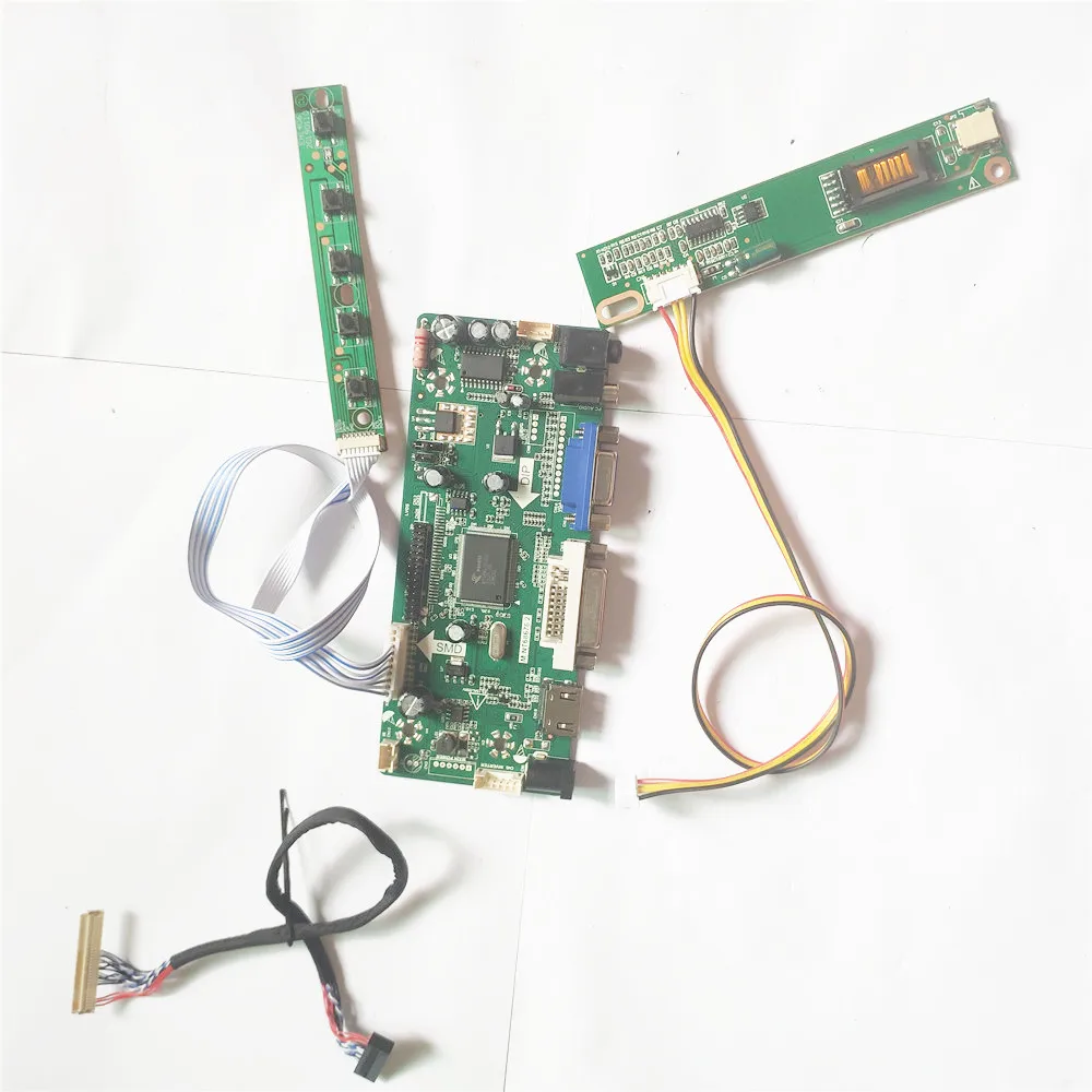 Carte Contrôleur LCD Avec écran 15.4" – HD DVI VGA, Résolution 1280x800