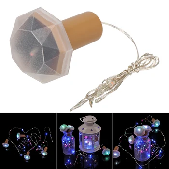 

Solar Cork Wine Bottle Stopper Copper LED Wire String Lights Fairy Novelty Night Lamps Outdoor Party Decoration