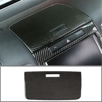 

For Volkswagen Touareg 2011-2018 Central Control Storage Box Cover Real Carbon Fiber (Soft) Car Interior Modification 1 Set