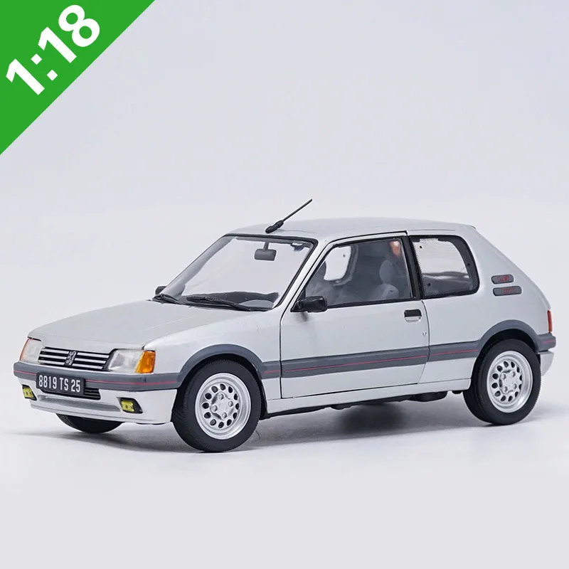 1:18 1991 PEUGEOT 205 GTI литая под давлением Модель автомобиля игрушки Металлическая Модель автомобиля оригинальная коробка