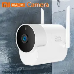 100% оригинал Xiaomi Xiaovv наружная панорамная камера 360 IP 1080P камера наблюдения беспроводная wifi ночного видения с приложением Mijia