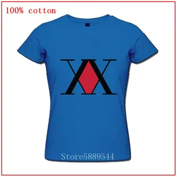

Funny Print Hunter X Hunter Logo Tee Shirt Femme Harajuku T Shirt Women Regular O-Neck Gothic Tops Japan Style Vintage T-s
