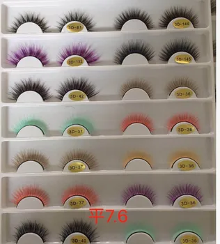 

10 Pairs Color Dolls with False Eyelashes Short False Eyelashes Simulation Natural Curling Short Dolls Eyelashes