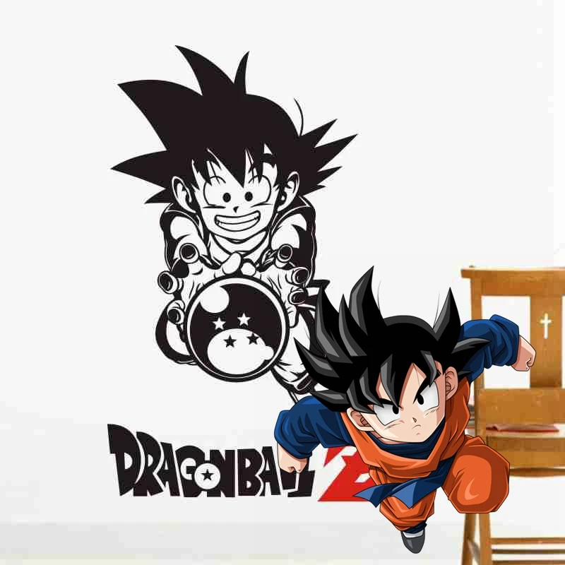 DRAGON BALL Wall Decal Vinyl Son Goku Stickers Decor Home Decorative Decoration Anime Car Sticker