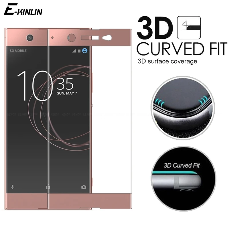 3D изогнутая крышка Закаленное стекло для Sony Xperia XZ3 XZ2 XZ1 XZ XZS X Compact XA XA1 XA2 Plus Ультра