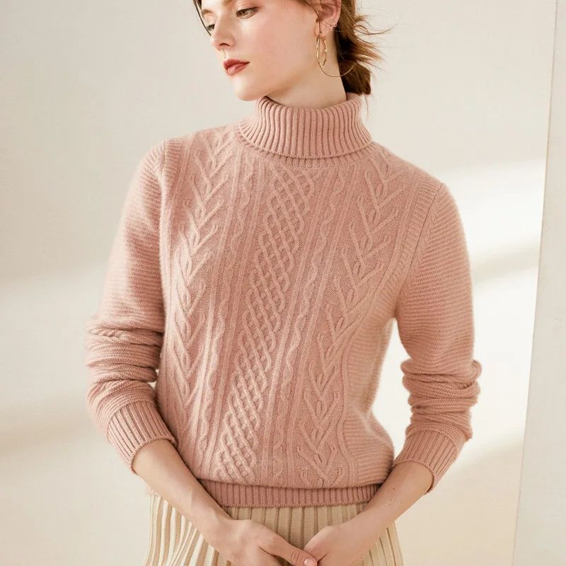 Vrouwen Coltrui Kasjmier Truien Trui Lange Mouw Plus Size Losse Vrouwelijke Roze Dikke Truien 2020 Herfst Winter Freeship Vrouwen Coltrui Kasjmier Truien Trui Lange Mouw Plus Size Losse Vrouwelijke Roze Dikke Truien 2020 Herfst Winter Freeship