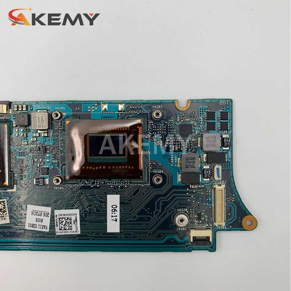 Akemy UX21A I7-3517 CPU 4GB RAM mainboard REV 2.0 For Asus UX21 UX21A Laptop motherboard 100% Tested Working