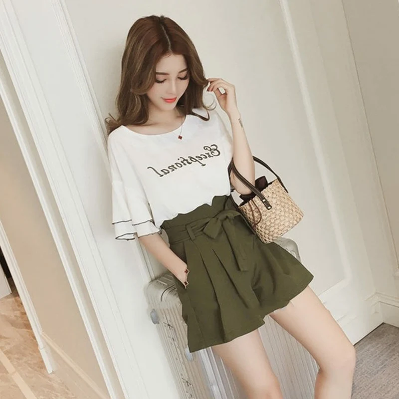 New Fashion Women's Sets Summer Women's Tracksuit Sexy Tracksuit Women Two Piece Set Embroidery Tops And Pants Suit Women Outfit