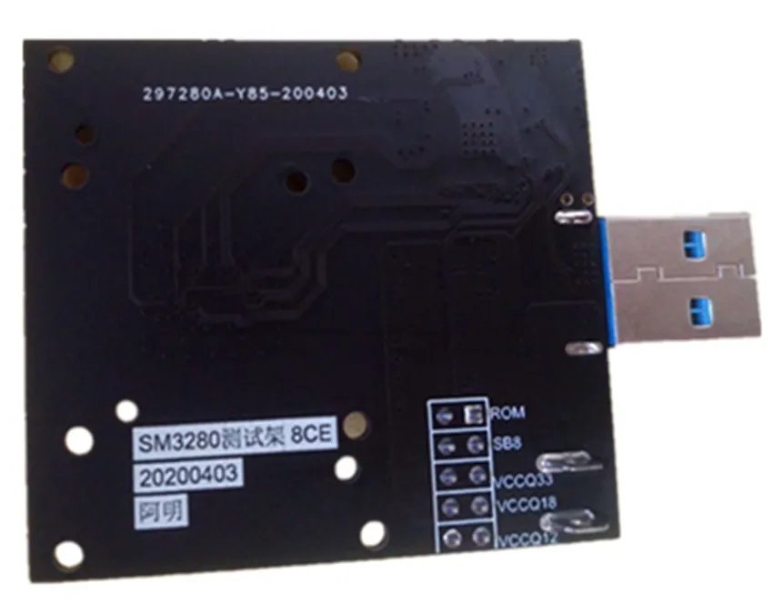 SM3280 испытательный стеллаж U диск пустая стойка для вспышки BGA132/152 8CE|Крышки с