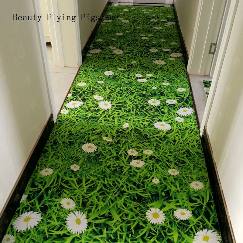 

Creative three-dimensional flower landscape carpet doorway corridor aisle corridor stairs home hotel banquet wedding carpet