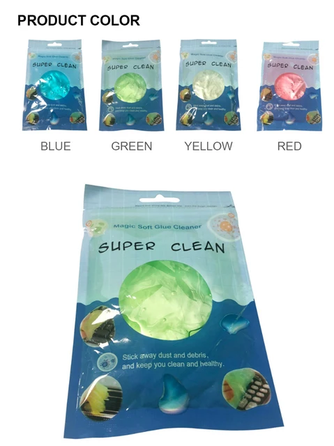 Car Cleaning Sponge Auto Universal Cyber Clean Glue Microfiber Dust Tools  Mud Gel #LLT-PEHUW