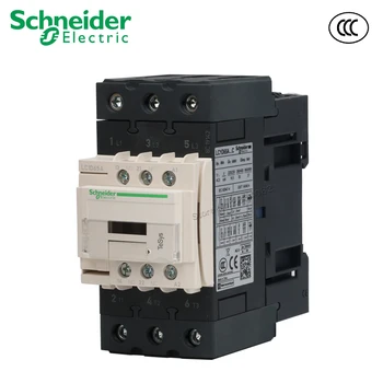 

65A AC Contactor 3P 50/60Hz AC 24V 110V 220V 380V Coil Voltage 3NO 1NO+1NC 30kw-380V LC1D Contactors AC-3 Schneider LC1D65AM7C