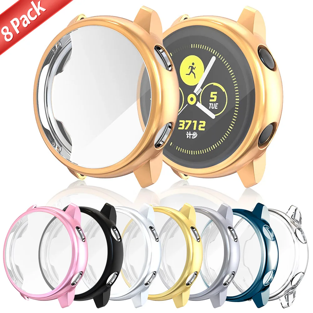 Мягкая защитная крышка для экрана 8 шт. тонкий бампер из ТПУ Samsung Galaxy Watch 4 Active 2 1 40