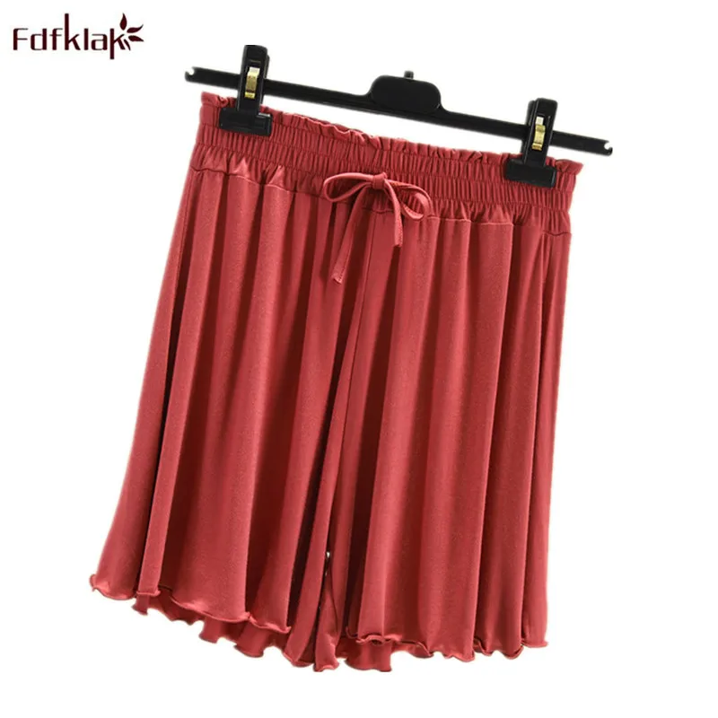 

Modal female summer home pant shorts three-point pants loose casual thin large size nightwear pant cotton women pajama pants