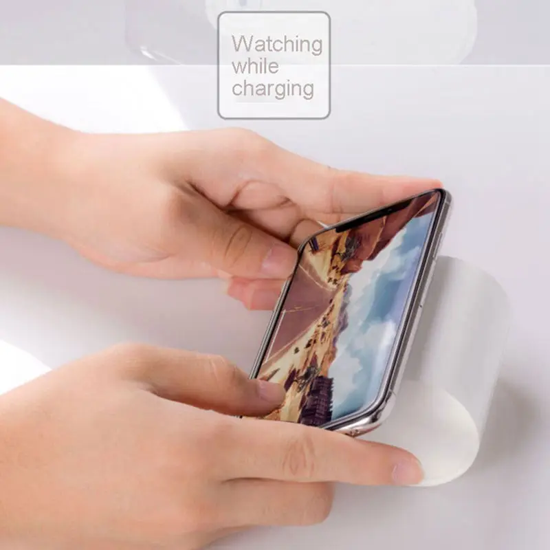 Беспроводное зарядное устройство два в одном для S9 Note 8 для Iphone 8 X Xr Xs Max Qc3.0 10 Вт быстрое зарядное устройство