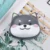 Портативный Пластиковый Дорожный Чехол Для Контактных Линз Shiba Inu Cartoon Contact Lens With mirror Kit Holder Container Storage Box Case