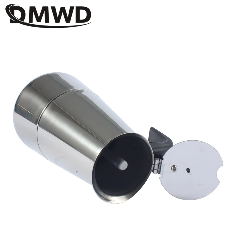 DMWD Hot Sale 2/4/6/9 Cups Stainless Steel Moka Espresso Latte Percolator Stove Top Coffee Maker Pot