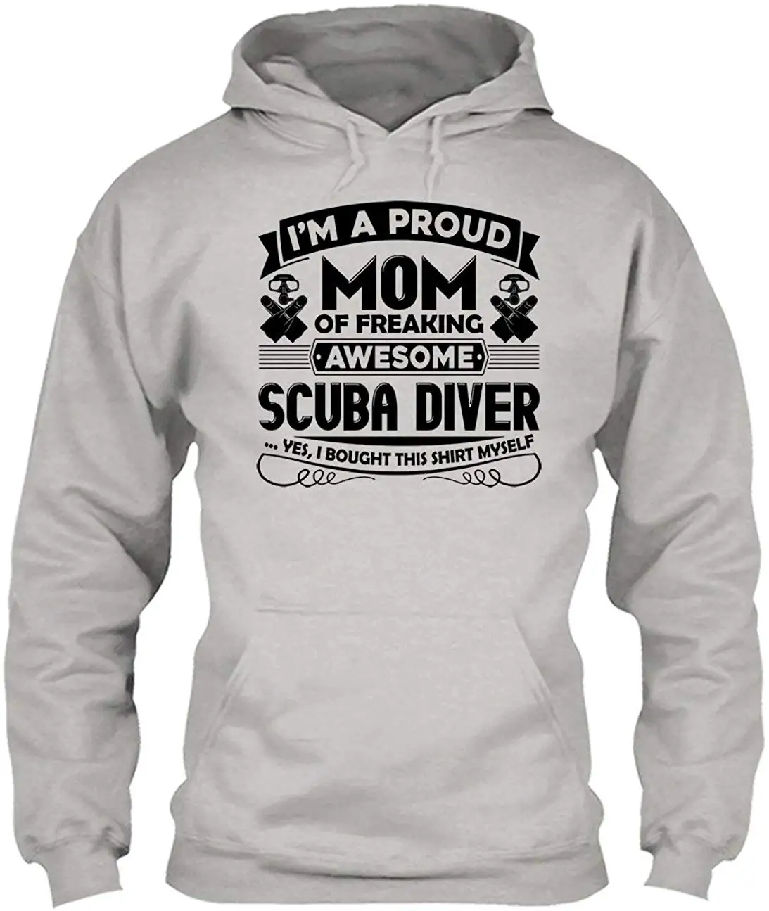 TSDFC Awesome Scuba Diver Mom Рубашка футболка мужская рубашка |