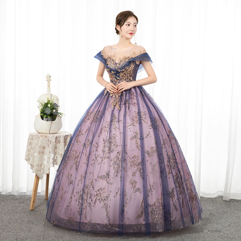 Quinceanera Dress Luxury Party Prom Formal Dress Short Sleeve Floor-length Ball Gown Vintage Quinceanera Dresses Customized