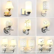 В европейском и американском минималистском стиле современный светодиодный настенный светильник лампа прикроватная Спальня Творческий Гостиная Лестницы Проходное освещение гостиницы