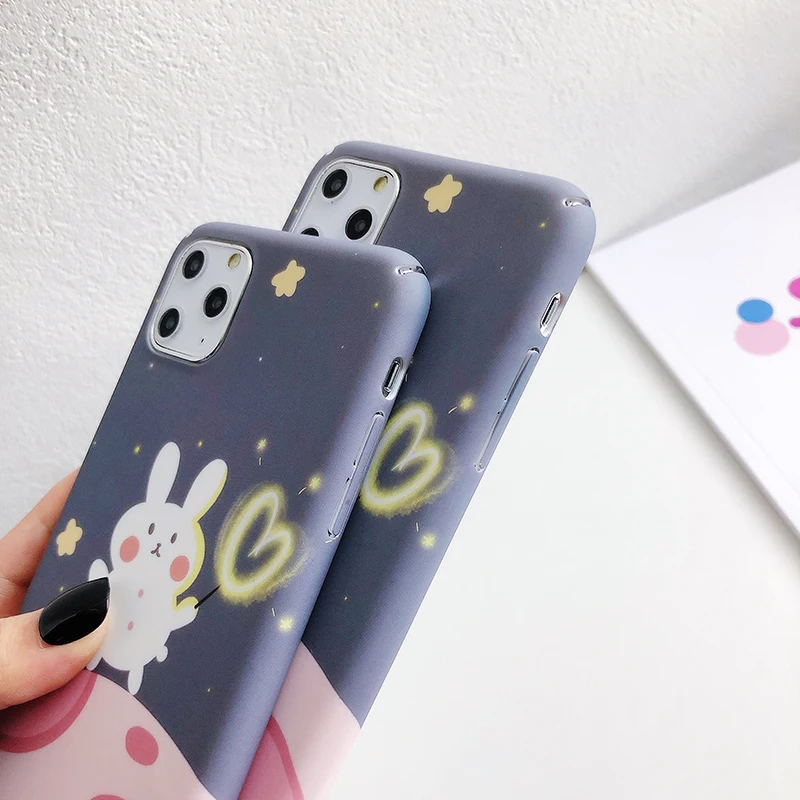 Жесткие ПК-Чехлы для huawei P20 P30lite Mate20 Pro милый кролик Полное покрытие Чехлы для Honor 8X9 10 9X20 Nova 3 3i 4 5 задние чехлы