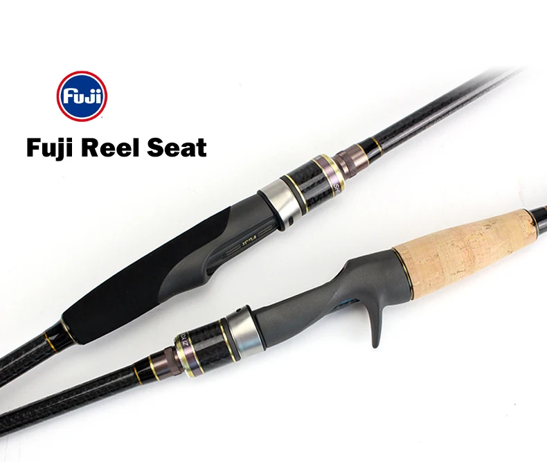 RoseWood 2.28M Fuji Accessories Carbon Spinning Fishing Rod M Power Fishing Tackle Lure Rod Lure Weight 10-30g Casting Rod