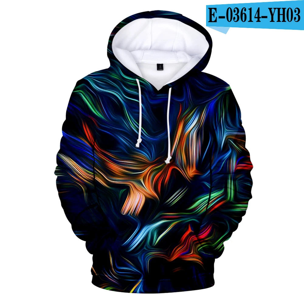 Тёмно-синий Красочные толстовки с капюшоном Tie Dye для мужчин/женщин, толстовка с волшебным вихревым рисунком, 3D шапка с капюшоном, мужские зимние куртки Hoondie Polluvers - Цвет: Тёмно-синий