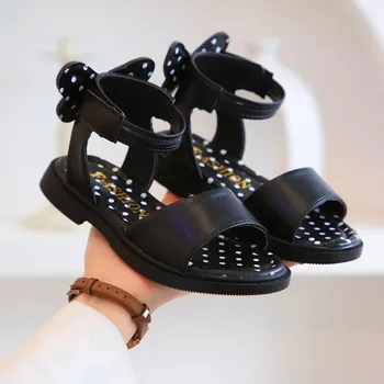 

Latest summer children's sandals fashion wild bow girls sandals non-slip soft bottom children's shoes beach shoes