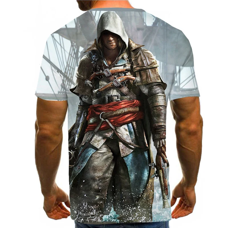 Call of duty Game 3D T-shirt streetwear for men and women popular short sleeves hrarjuku Game character casual tops t-shirts men