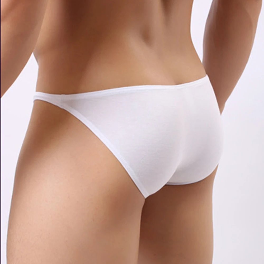 

Cotton men's underwear briefs sexy solid color jockstrap men underpants with low waist comfortable breathable mens underwear
