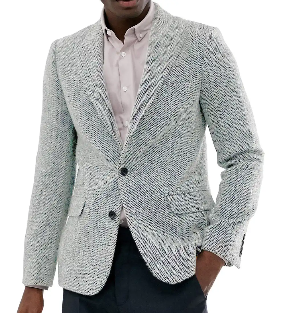 casaco tweed masculino