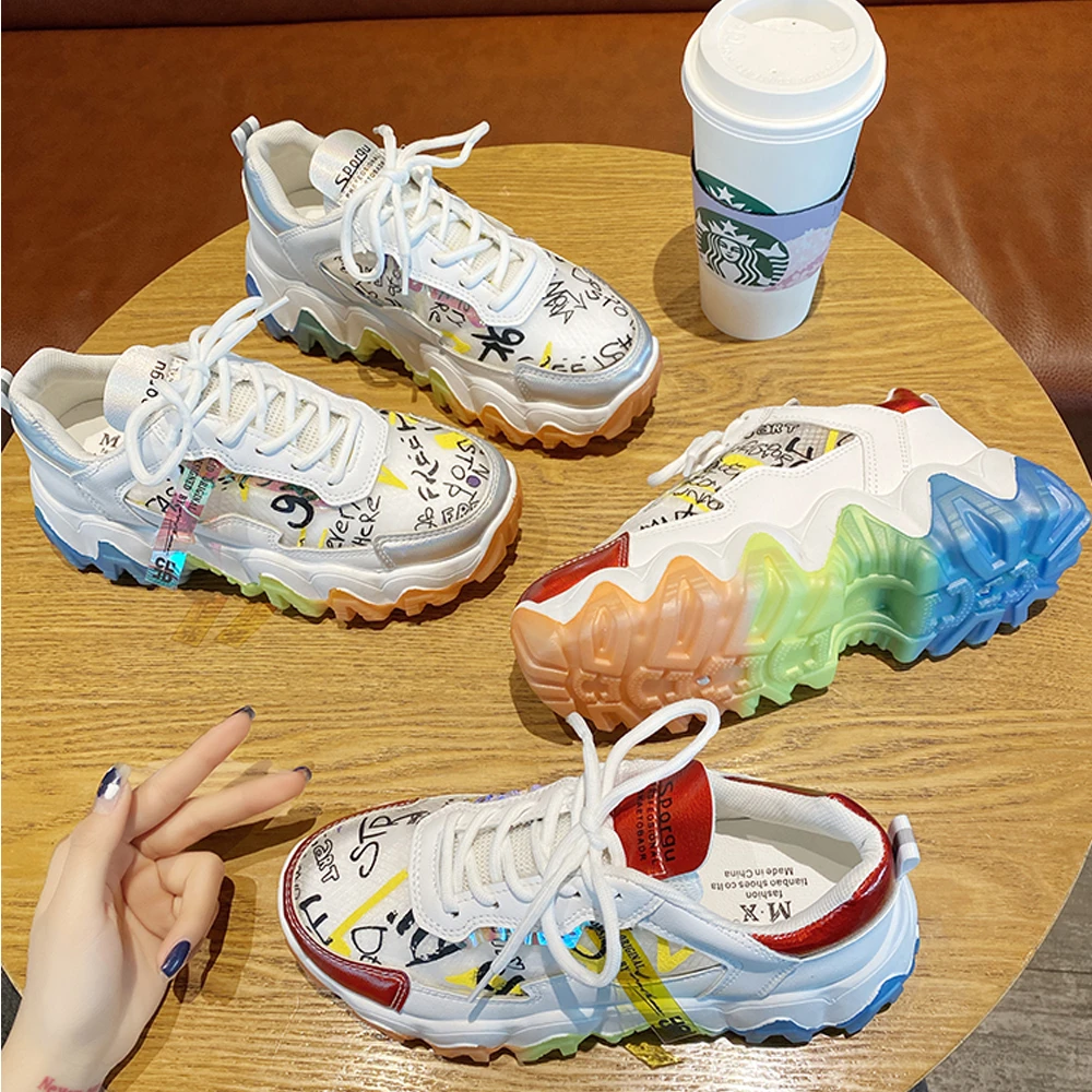 fila schoenen regenboog