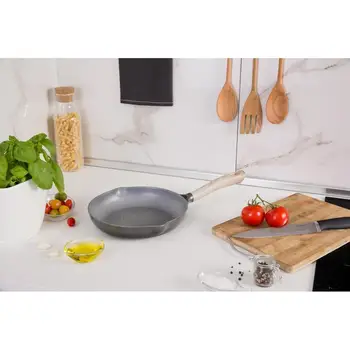 

Padella Belly Rocks con 2 versatori, in alluminio e bachelite, da 24 cm.