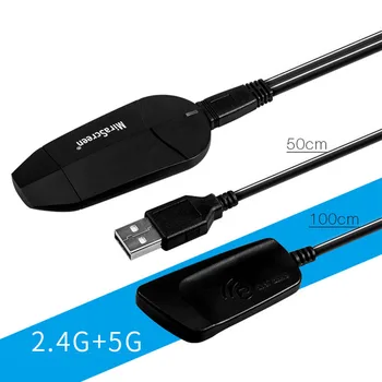 

4K Portable WIFI Decode Wireless Display Adapter Easy Operation HDTV Stick Dongle Wide Compatibility Converter Dual Core