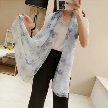 

H1128 Elegant Silk Scarf Printed Cravate Tie small scarf Hand ribbon Women Bags Accessories