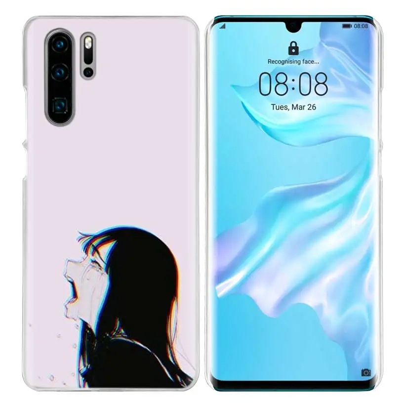 02 Чехол LEWD Sad японского аниме для huawei mate 30 20 10 P20 P30 Lite Pro P Smart Y9 Prime Honor 8A 8X 10i PC, чехлы для телефонов - Цвет: 02