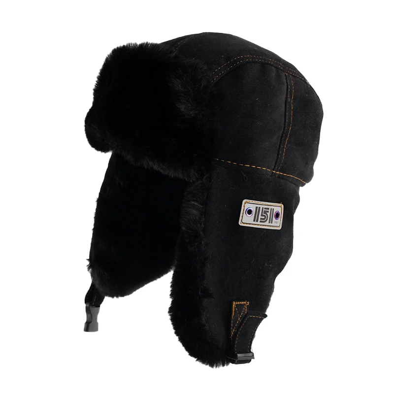 Pilot Winter Hat Outdoor Russian Hat Women's Men's Warm Bomber Trapper Ushanka
