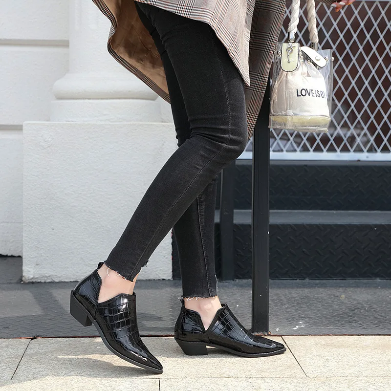 

Korean-style WOMEN'S Shoes Pointed Short Boots 2019 Summer New Style Single Boots Versatile Chelsea V Mouth Boots