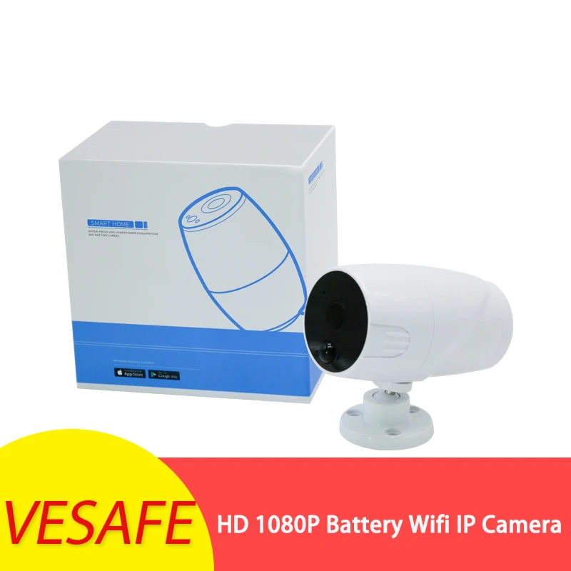 

1080P IP65 Waterproof Wireless Battery IP Camera Infrared Night Version PIR M-otion Detection Home WIFI Camera Baby Monitors