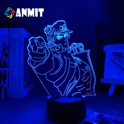 Lampe Led JoJo Bizarre Adventure, luminaire à l'effigie des personnages du Manga Jotaro Kujo, luminaire pour chambre d'enfant 