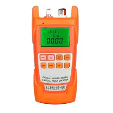 10 мВт AUA-9A измеритель оптической мощности Красный светильник источник одна машина светильник детектор неисправностей разложение лампа тестера ручка 10 км