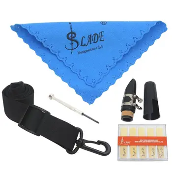 

Professional 5-in-1 Musical Accessory Set Cleaning Cloth Mouthpiece Box of Reed And Mini Screwdriver Alto Clarinet Accessories