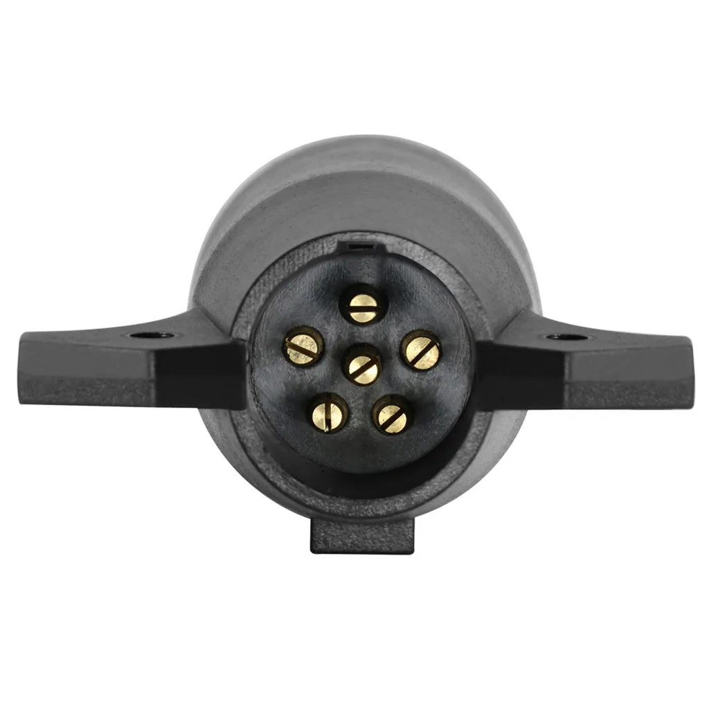 7 Pin лезвие к 6 Pin Круглый ПРИЦЕП RV светильник переходник конвертер