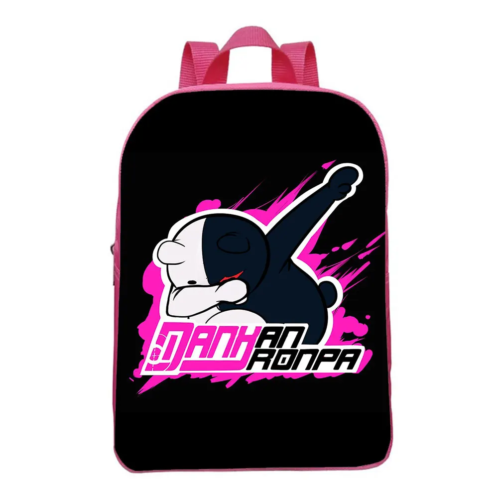 Game Danganronpa Childs  Backpack Kids Kindergarten Bags Girls Boys Daily School Bag Toddler Cartoon Rucksack Mochila 12 Inch