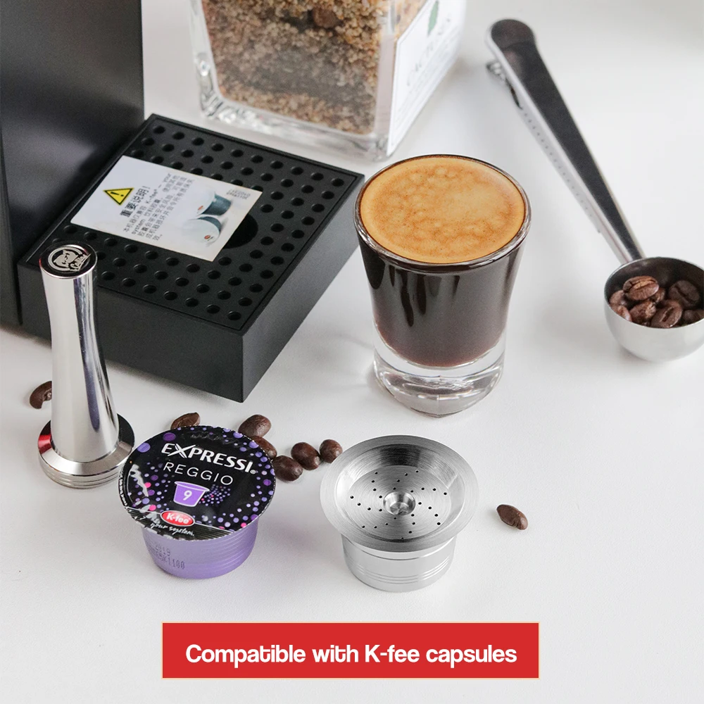 Для Caffitaly Tchibo caffissimo ALDI Expressi машина многоразового использования K-fee кофе капсулы Pod нержавеющая сталь кофе фильтры и вскрытия