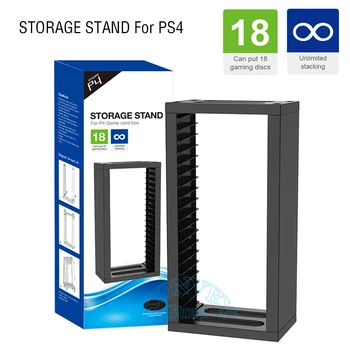 

PS4 Slim Pro Game Discs Vertical Storage Stand Games Cards Holder for Sony PlayStation 4 PS 4/Slim/Pro