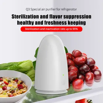 

Mini Portable Air Purifier Household Refrigerator Deodorizer Odor Removal Sterilization Disinfection Ozone Deodorizer